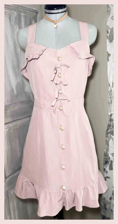 LIZ LISA Dresses & Skirts - Liz Lisa Corset Jumper Skirt Dress Pink JSK Jfashion Gyaru Himekaji Coquette